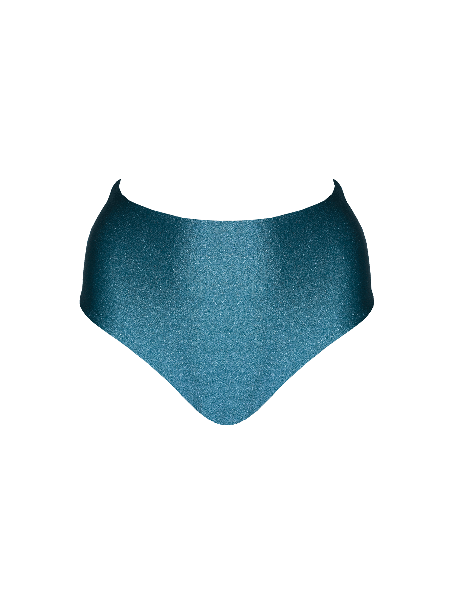 Second Skin | Shimmer ~ Classic High Waisted Pantie - Tourmaline Teal