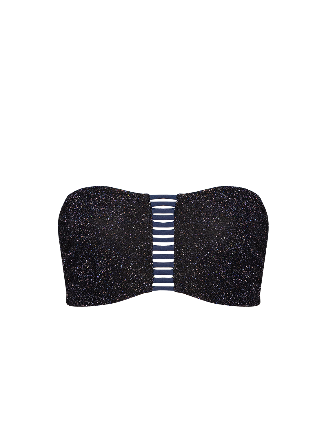 Stardust ~ Loop-de-Loop Bikini Top - Navy