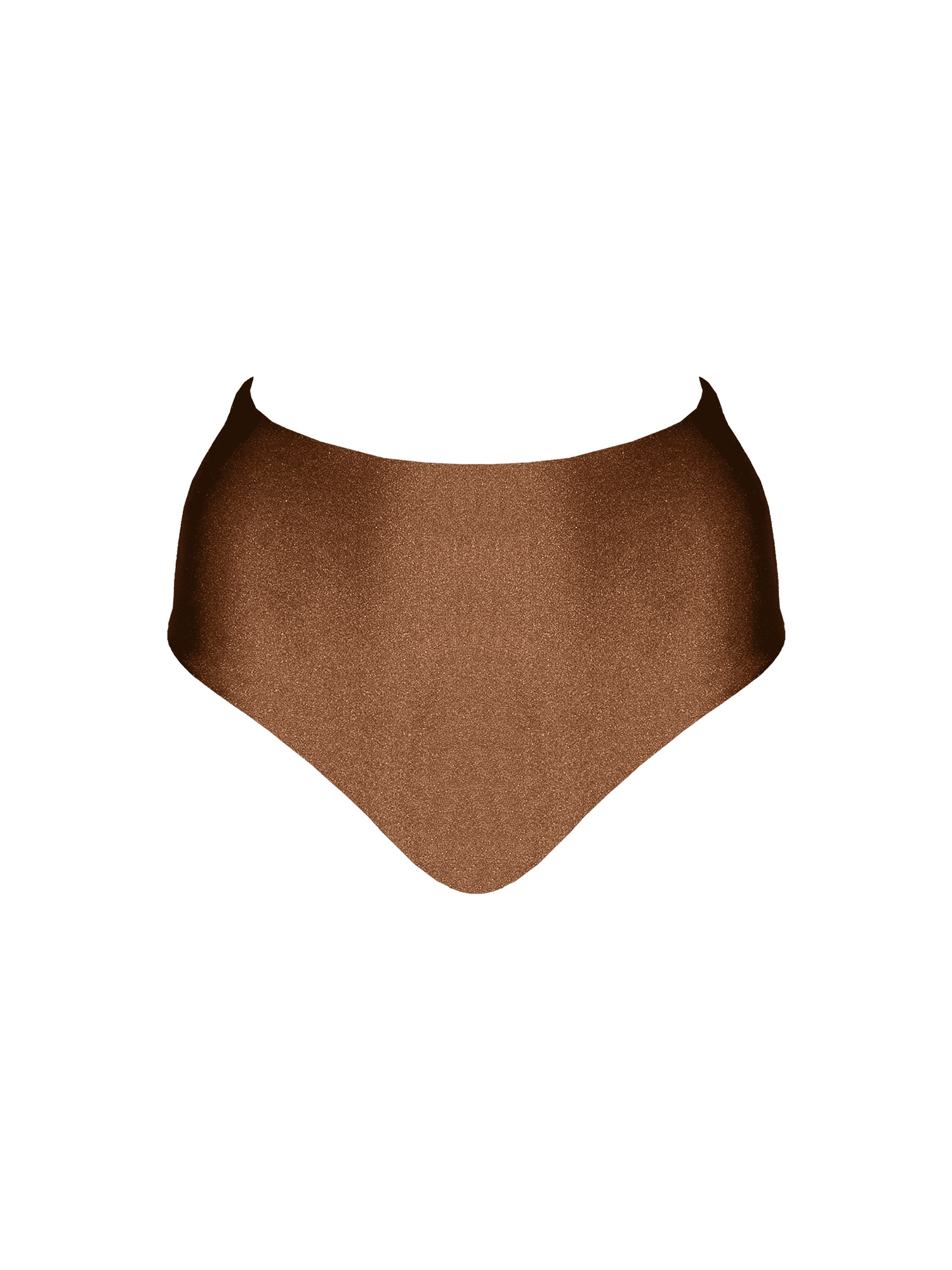 Second Skin | Shimmer ~ Classic High Waisted Pantie -Spice Bronze