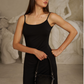 HAITELIER The Eco Edit ~ Backless Slit Dress - Onyx Black