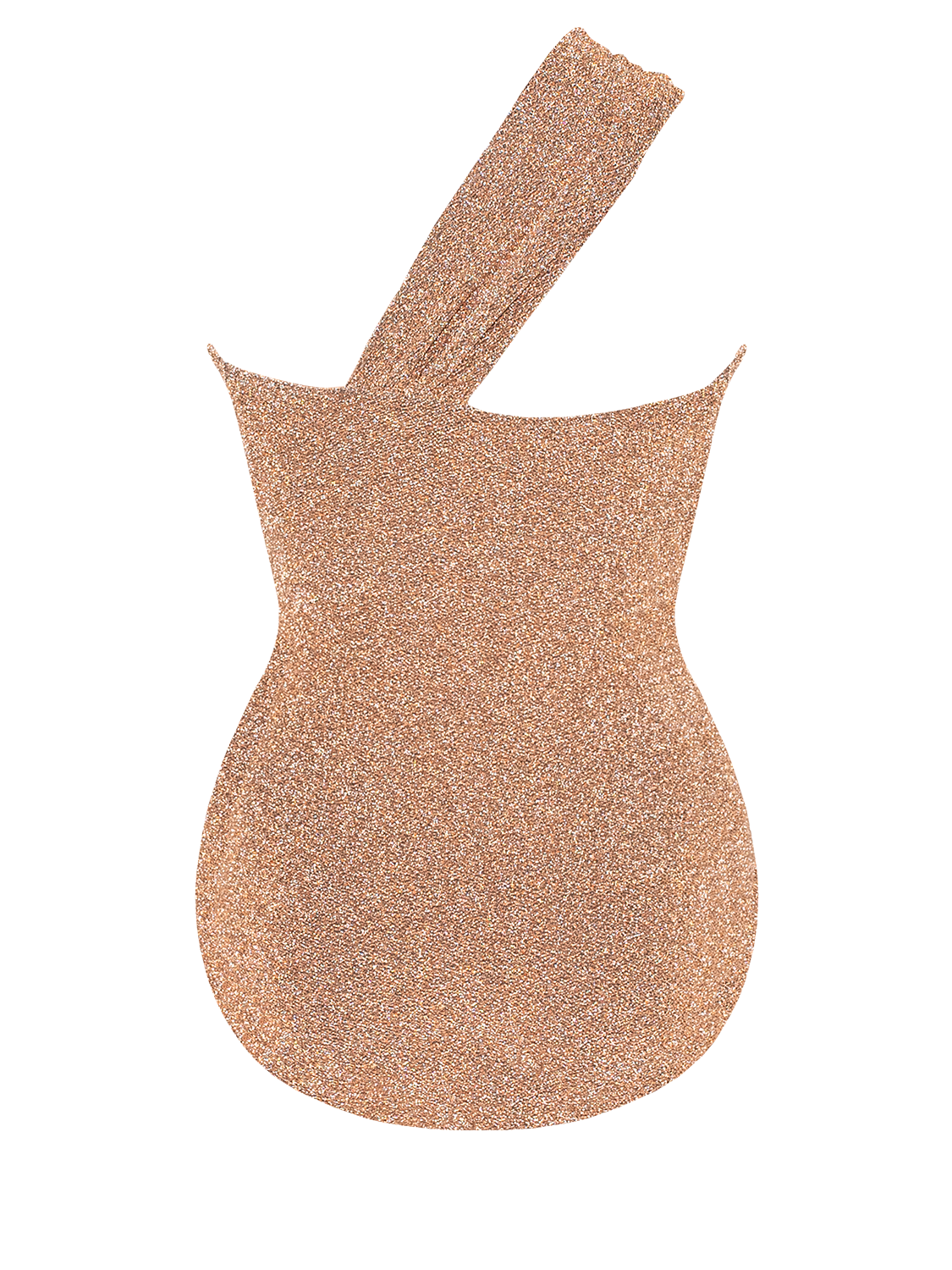 Stardust ~ One Shoulder One-piece - Light Copper