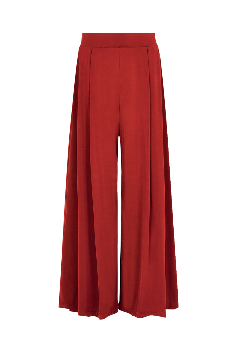 Second Skin | Shimmer ~ Poolside PJ Pants with Pockets - Garnet Red