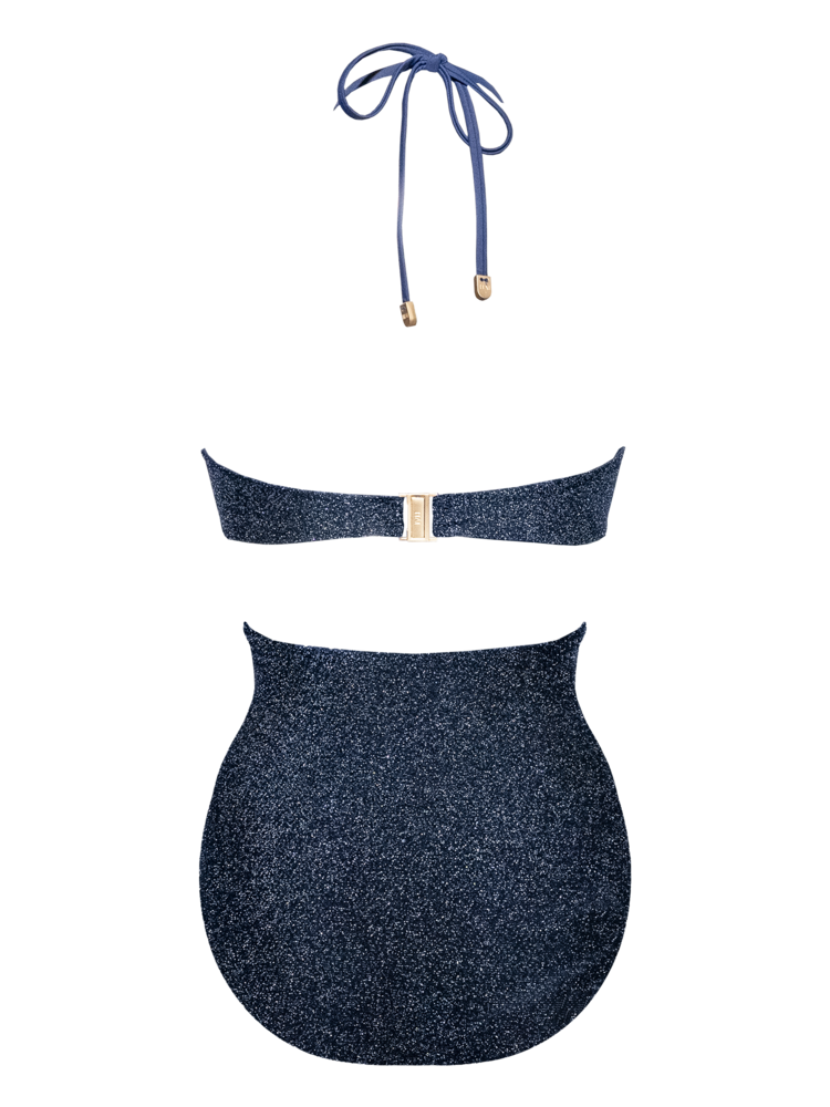 Stardust ~ The Island Halter One Piece - Navy