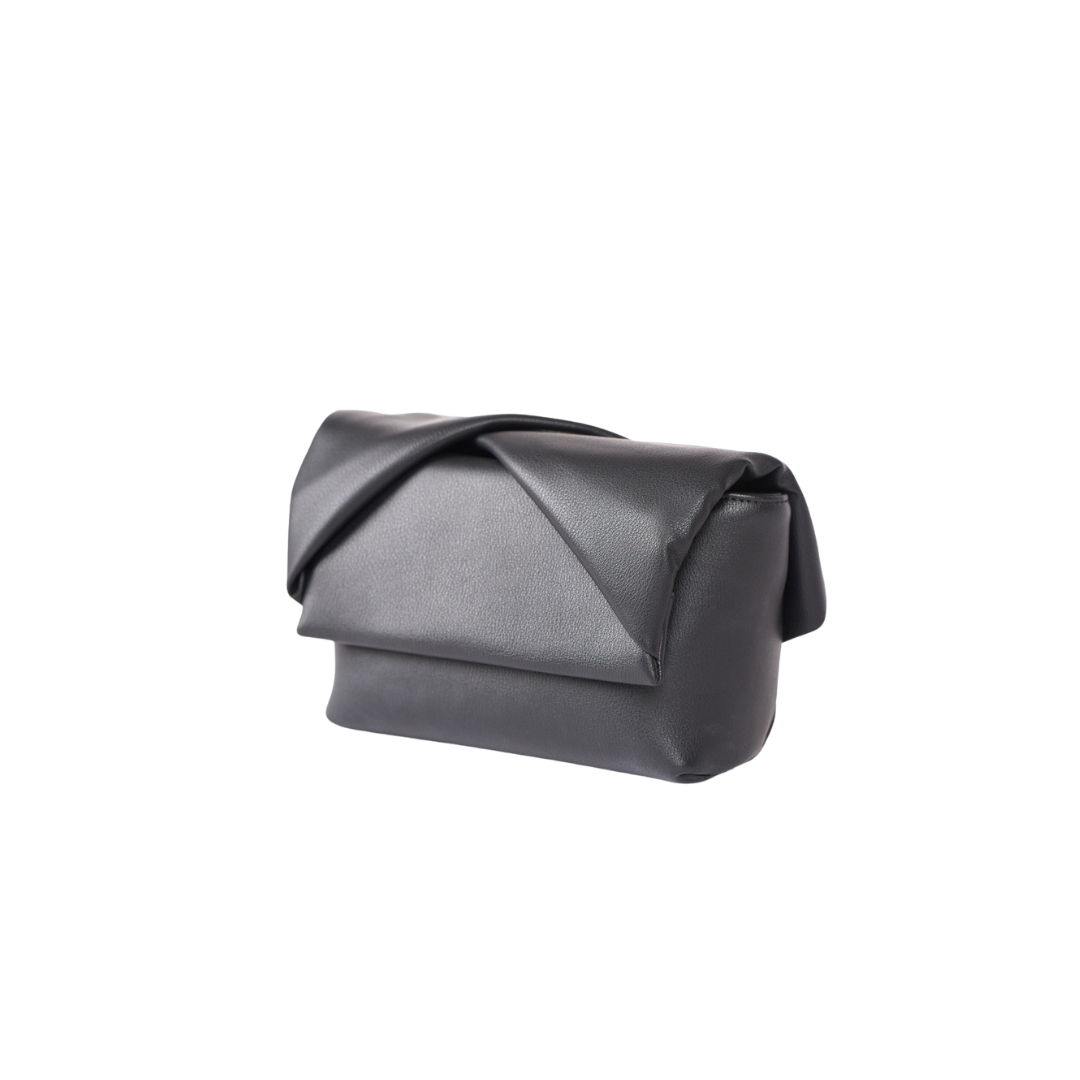 The Cotton Cloud Mini Bag - Onyx Black