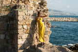 The Eco Edit ~ The Island Halter Ｍaxi Dress -  Bonn Yellow