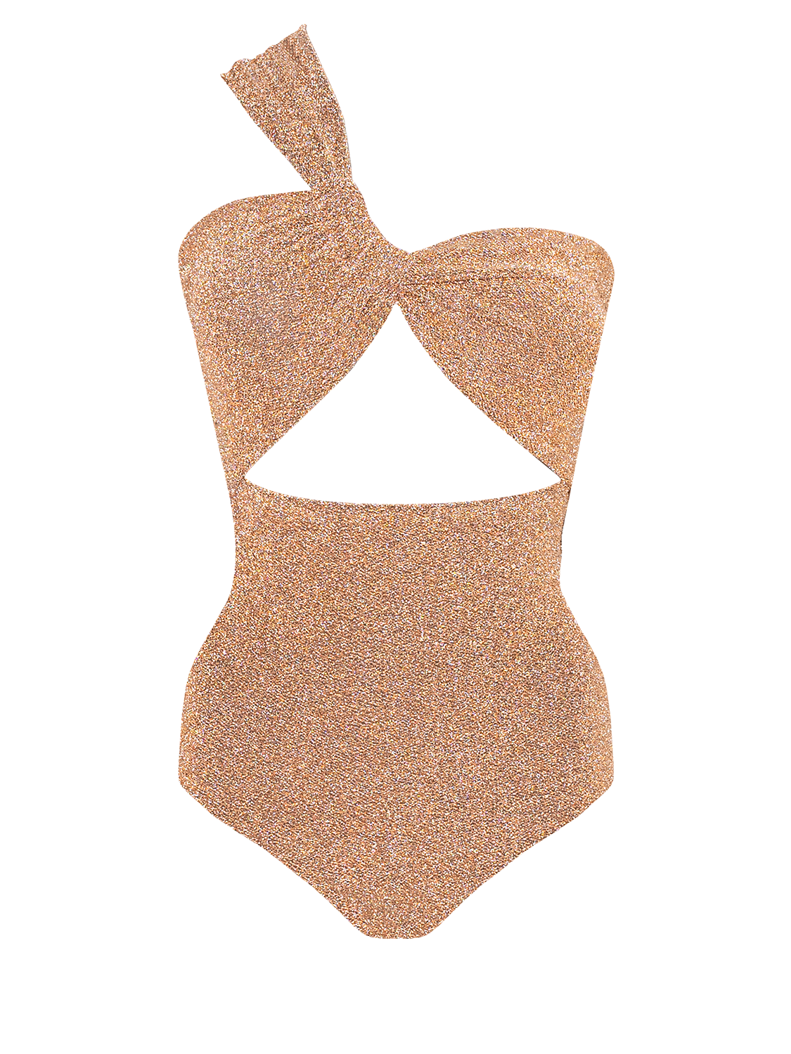 Stardust ~ One Shoulder One-piece - Light Copper